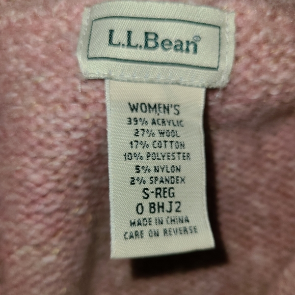L.L. Bean Wool Blend Cable Knit Sweater - Picture 8 of 11